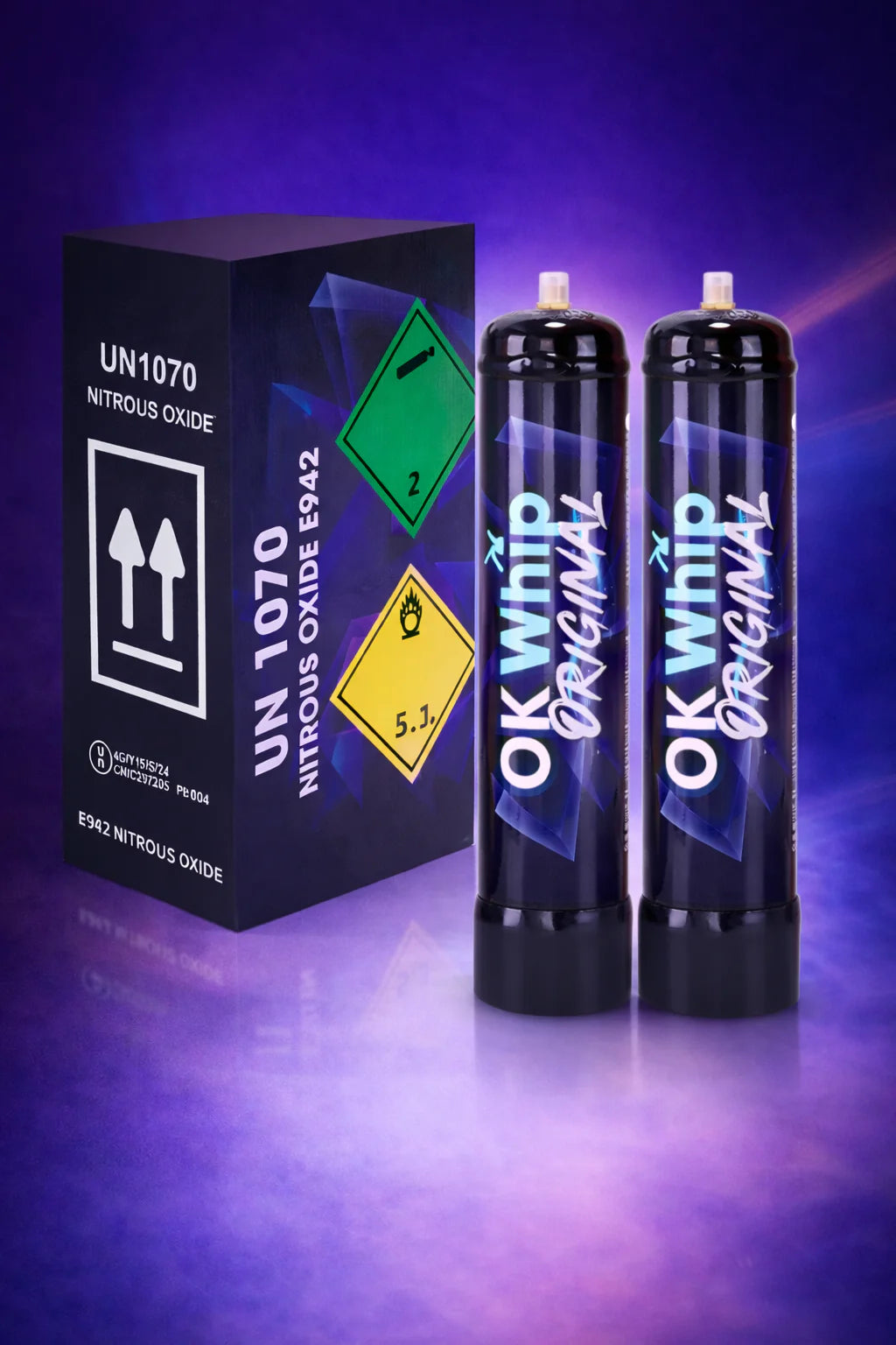 OkWhip 640g - PACK 2 - Uso exclusivo culinario
